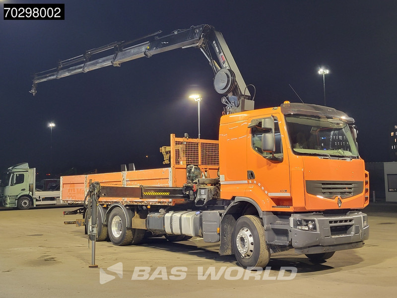 Renault Premium 430 Lander 6X4 211 EP-4 HIDUO Kran Crane Automatic Airco Euro 5 - Dropside/ Flatbed truck, Crane truck: picture 2 Renault Premium 430 Lander 6X4 211 EP-4 HIDUO Kran Crane Automatic Airco Euro 5 - Dropside/ Flatbed truck, Crane truck: picture 2