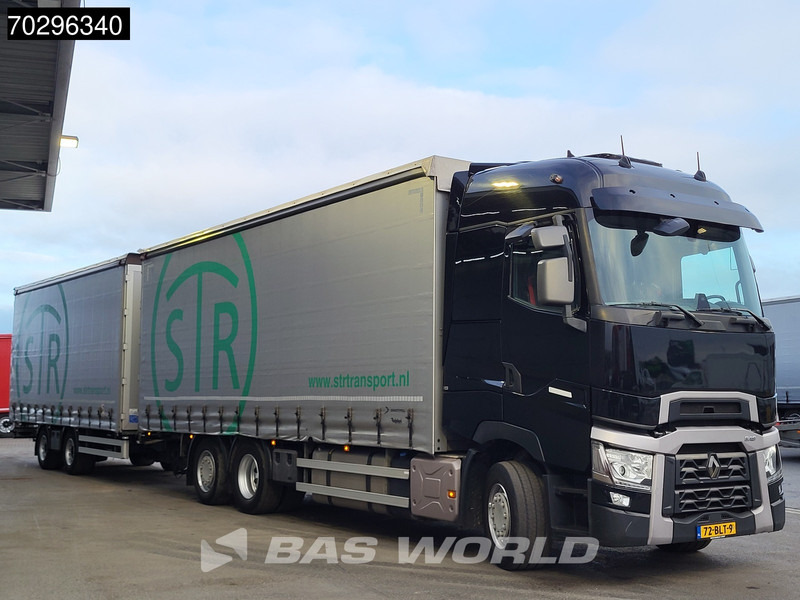 Renault T 480 6X2 NL-Truck combi Liftaxle 1500kg Ladebordwand Euro 6 - Curtainsider truck: picture 3 Renault T 480 6X2 NL-Truck combi Liftaxle 1500kg Ladebordwand Euro 6 - Curtainsider truck: picture 3