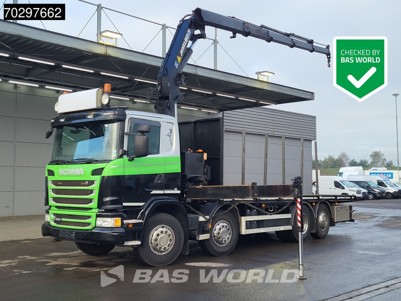 Scania G400 G 8X2 MKG HLK 231 HPA4 Crane Retarder Lift+Steering-Axle Euro 5 - Dropside/ Flatbed truck, Crane truck: picture 1 Scania G400 G 8X2 MKG HLK 231 HPA4 Crane Retarder Lift+Steering-Axle Euro 5 - Dropside/ Flatbed truck, Crane truck: picture 1
