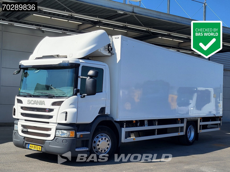 Scania P250 P 4X2 NL-Truck FRIGOBLOCK FK13SL 2000kg Ladebordwand Automatic Euro 6 - Refrigerator truck: picture 1 Scania P250 P 4X2 NL-Truck FRIGOBLOCK FK13SL 2000kg Ladebordwand Automatic Euro 6 - Refrigerator truck: picture 1