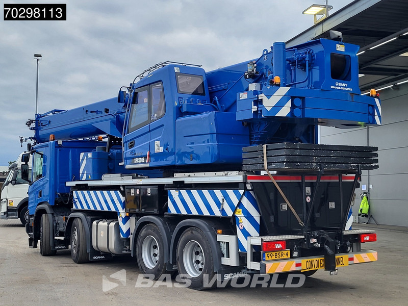 Scania P450 P 8X4 Palfinger/SANY SPC500E Telescopic Crane Retarder Navi Automatic Euro 6 - Dropside/ Flatbed truck, Crane truck: picture 2 Scania P450 P 8X4 Palfinger/SANY SPC500E Telescopic Crane Retarder Navi Automatic Euro 6 - Dropside/ Flatbed truck, Crane truck: picture 2