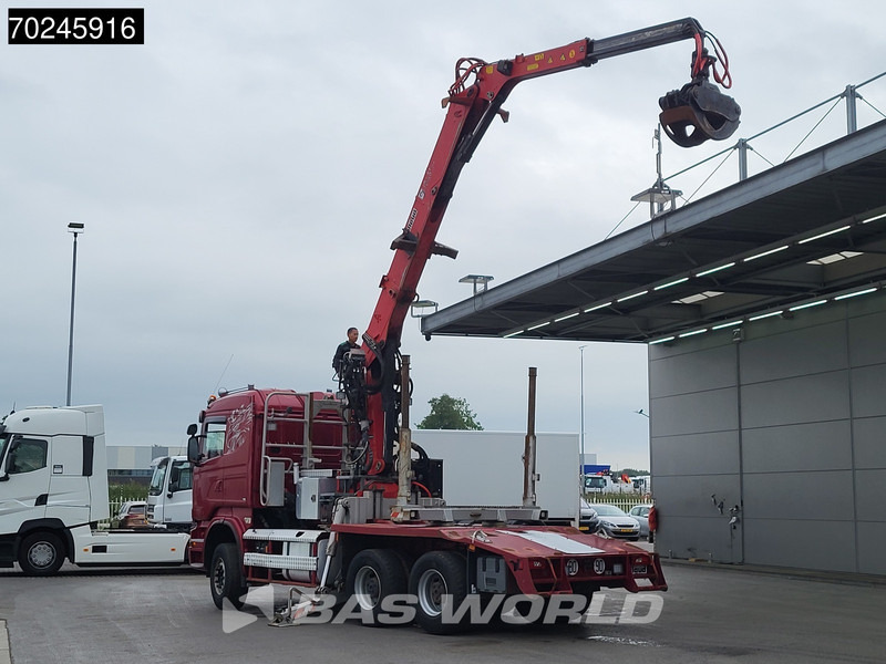Scania R580 6X4 3-Pedals Jonsered J28505 83 Crane Kran Steel-suspension Retarder Euro 6 - Log truck, Crane truck: picture 2 Scania R580 6X4 3-Pedals Jonsered J28505 83 Crane Kran Steel-suspension Retarder Euro 6 - Log truck, Crane truck: picture 2