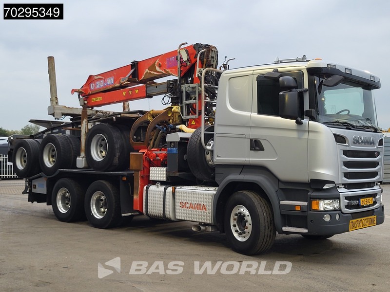 Scania R580 R 6X4 NL-Truck Diebolt D28.81 Kran Crane Holztransport + Dolly Retarder Euro 6 - Log truck, Crane truck: picture 3 Scania R580 R 6X4 NL-Truck Diebolt D28.81 Kran Crane Holztransport + Dolly Retarder Euro 6 - Log truck, Crane truck: picture 3