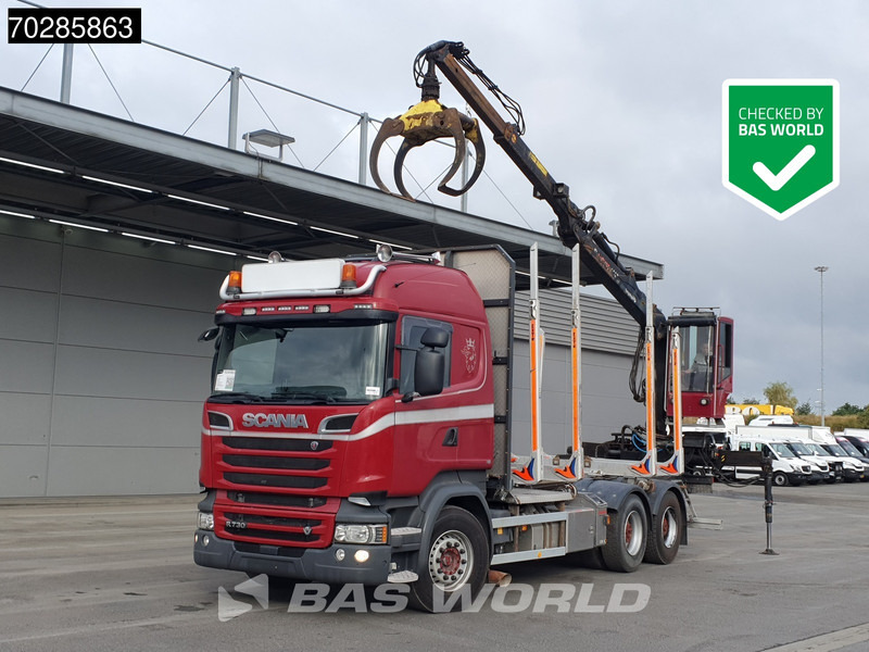 Scania R730 R 6X4 HIAB F108S 79 Crane Retarder Xenon BigAxle Loglift Automatic ACC Euro 6 - Log truck, Crane truck: picture 1 Scania R730 R 6X4 HIAB F108S 79 Crane Retarder Xenon BigAxle Loglift Automatic ACC Euro 6 - Log truck, Crane truck: picture 1