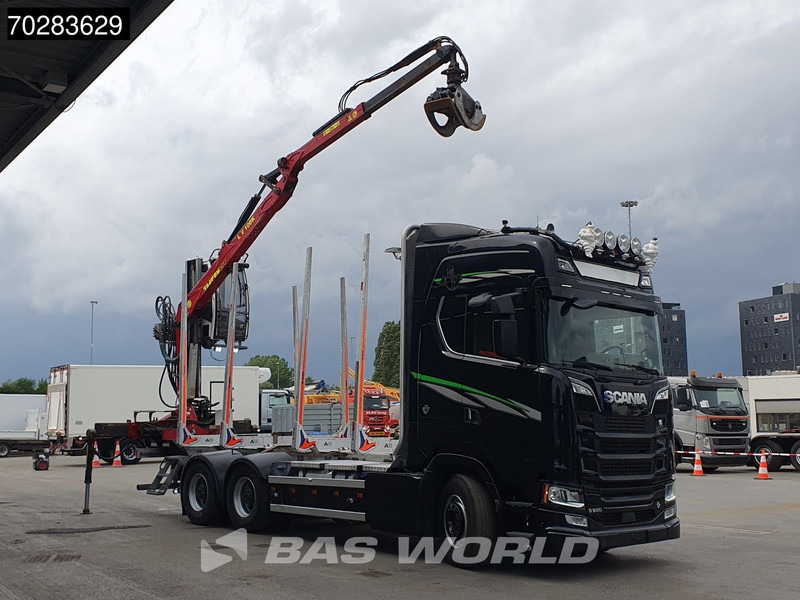Scania S650 S 6X4 Tajfun LIV100K Kran Holztransport Retarder 3-Pedals Euro 6 - Log truck, Crane truck: picture 3 Scania S650 S 6X4 Tajfun LIV100K Kran Holztransport Retarder 3-Pedals Euro 6 - Log truck, Crane truck: picture 3