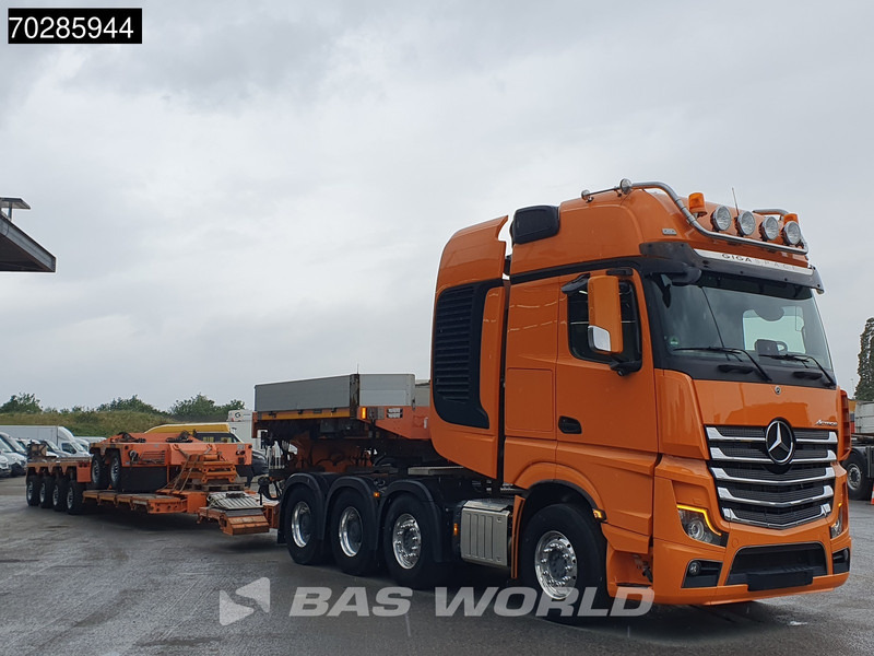 Mercedes-Benz Actros 8X4 180T GigaSpace Retarder Hydrauliek BigAxle Alcoa´s // Lowbed Trailer / 6 Axles / Hydraulic Pendle Axles / Extendable - Tractor unit: picture 2 Mercedes-Benz Actros 8X4 180T GigaSpace Retarder Hydrauliek BigAxle Alcoa´s // Lowbed Trailer / 6 Axles / Hydraulic Pendle Axles / Extendable - Tractor unit: picture 2