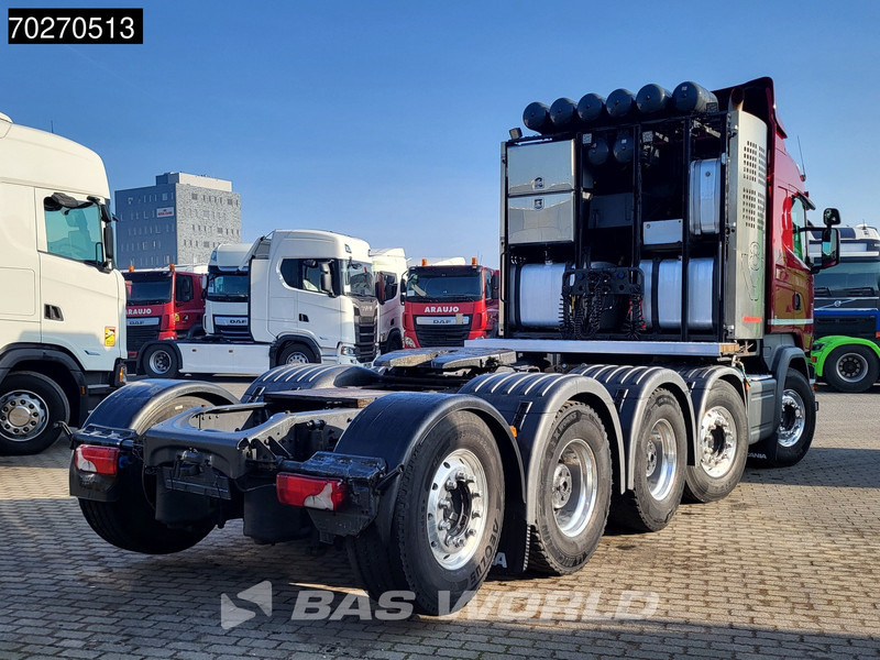 Tractor unit Scania R730 10X4 160T! Retarder 2x Tanks Big-Axle Drumbrakes Full-Air Hydraulik Navi Standklima Alcoa's: picture 20