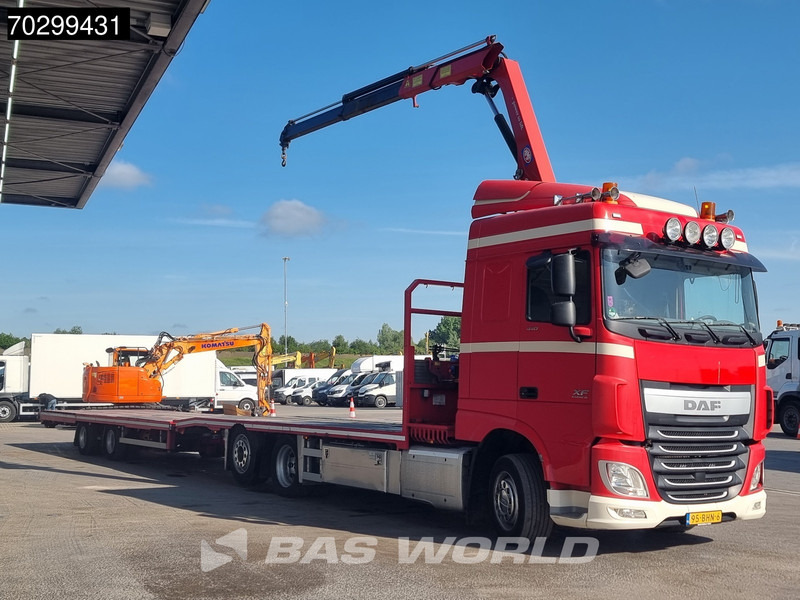 DAF XF 440 6X2 NL-combi Transporter HMF 900-K2 Kran Winch Lift-Lenkachse Euro 6 - Truck, Crane truck: picture 3 DAF XF 440 6X2 NL-combi Transporter HMF 900-K2 Kran Winch Lift-Lenkachse Euro 6 - Truck, Crane truck: picture 3