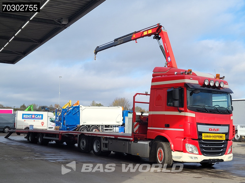 DAF XF 440 XF 6X2 NL-Truck Transporter APK HMF 900-K2 crane Winch Lift-Lenkachse Euro 6 - Truck, Crane truck: picture 2 DAF XF 440 XF 6X2 NL-Truck Transporter APK HMF 900-K2 crane Winch Lift-Lenkachse Euro 6 - Truck, Crane truck: picture 2