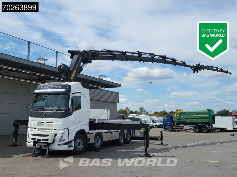 Volvo FH 500 8X2 NEW! Palfinger PK92002 SH 8+6 JIB Crane Kran 3.5t Winch Lift+Steering Axle - Dropside/ Flatbed truck, Crane truck: picture 1 Volvo FH 500 8X2 NEW! Palfinger PK92002 SH 8+6 JIB Crane Kran 3.5t Winch Lift+Steering Axle - Dropside/ Flatbed truck, Crane truck: picture 1
