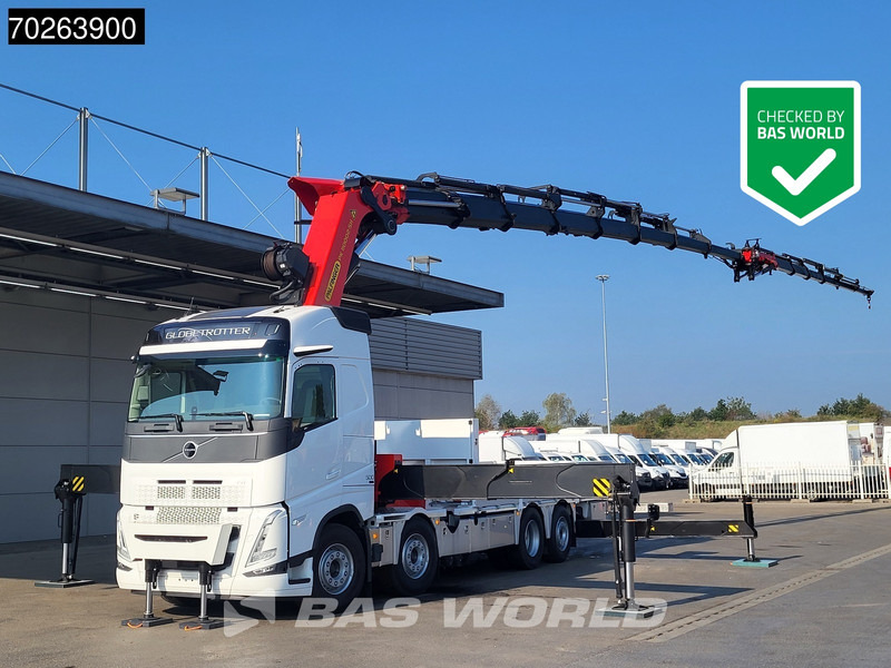 Volvo FH 500 8X2 Palfinger PK110002 SH Crane + Fly-Jib Winch VEB+ Euro 6 - Dropside/ Flatbed truck, Crane truck: picture 1 Volvo FH 500 8X2 Palfinger PK110002 SH Crane + Fly-Jib Winch VEB+ Euro 6 - Dropside/ Flatbed truck, Crane truck: picture 1