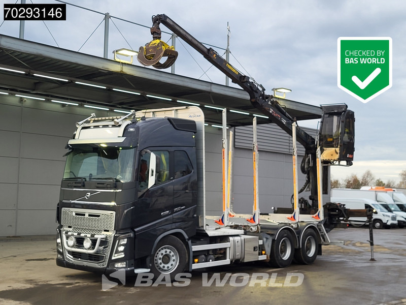 Volvo FH16 750 FH16 6X4 HIAB LOGLIFT F108S 83 Wood crane Retarder VEB+ Big-Axle Euro 6 - Log truck, Crane truck: picture 1 Volvo FH16 750 FH16 6X4 HIAB LOGLIFT F108S 83 Wood crane Retarder VEB+ Big-Axle Euro 6 - Log truck, Crane truck: picture 1
