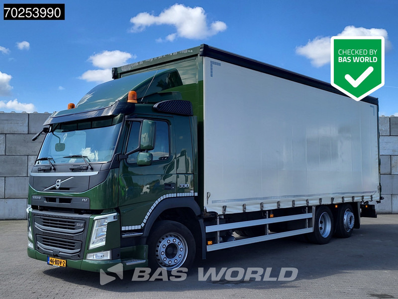 Volvo FM 330 6X2 NL-Truck Lift+Lenkachse Hartholz-Boden forklift preparation Euro 6 - Curtainsider truck: picture 1 Volvo FM 330 6X2 NL-Truck Lift+Lenkachse Hartholz-Boden forklift preparation Euro 6 - Curtainsider truck: picture 1