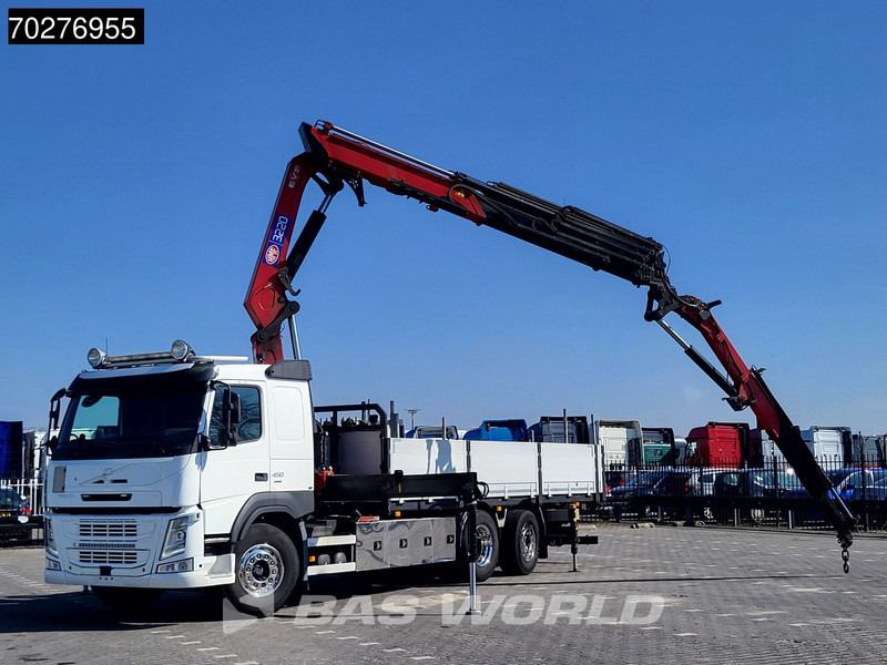 Volvo FM 450 6X2 HMF3220 K5 + Jib K5 Crane Kran Lift-Steering Axle VEB+ Automatic - Dropside/ Flatbed truck, Crane truck: picture 5 Volvo FM 450 6X2 HMF3220 K5 + Jib K5 Crane Kran Lift-Steering Axle VEB+ Automatic - Dropside/ Flatbed truck, Crane truck: picture 5