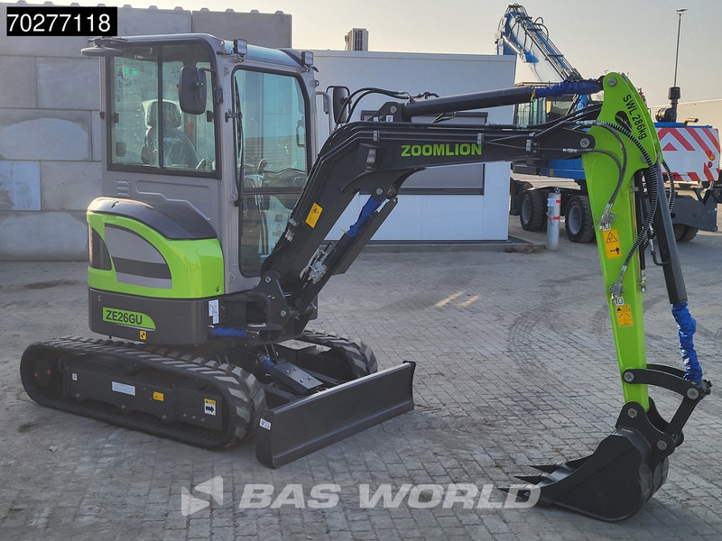 Zoomlion ZE26 GU A/C - CE CERTIFIED - Mini excavator: picture 2 Zoomlion ZE26 GU A/C - CE CERTIFIED - Mini excavator: picture 2