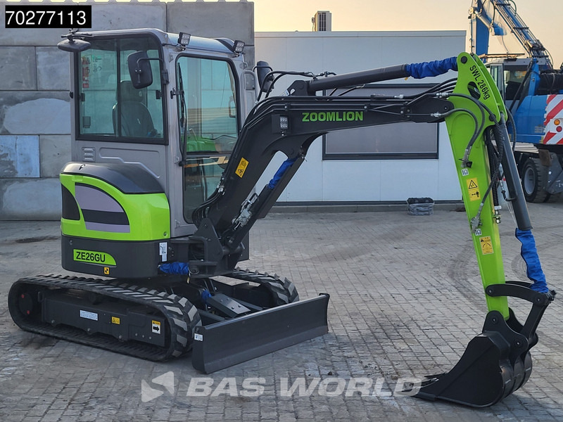 Zoomlion ZE26 GU CE CERTIFIED - Mini excavator: picture 2 Zoomlion ZE26 GU CE CERTIFIED - Mini excavator: picture 2