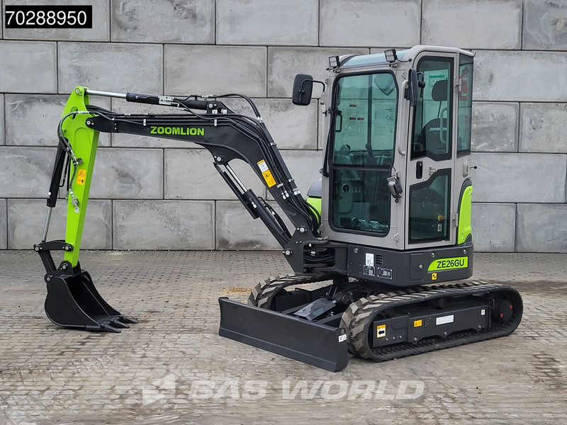 Zoomlion ZE26 GU FACTORY WARRANTY - CE CERTIFIED - Mini excavator: picture 2 Zoomlion ZE26 GU FACTORY WARRANTY - CE CERTIFIED - Mini excavator: picture 2