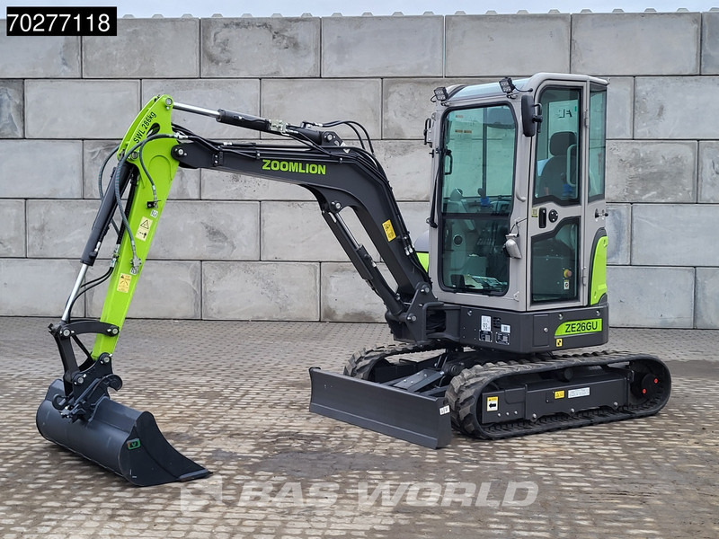 Zoomlion ZE26 GU FACTORY WARRANTY - CW/3 BUCKETS - CE CERTIFIED - Mini excavator: picture 2 Zoomlion ZE26 GU FACTORY WARRANTY - CW/3 BUCKETS - CE CERTIFIED - Mini excavator: picture 2