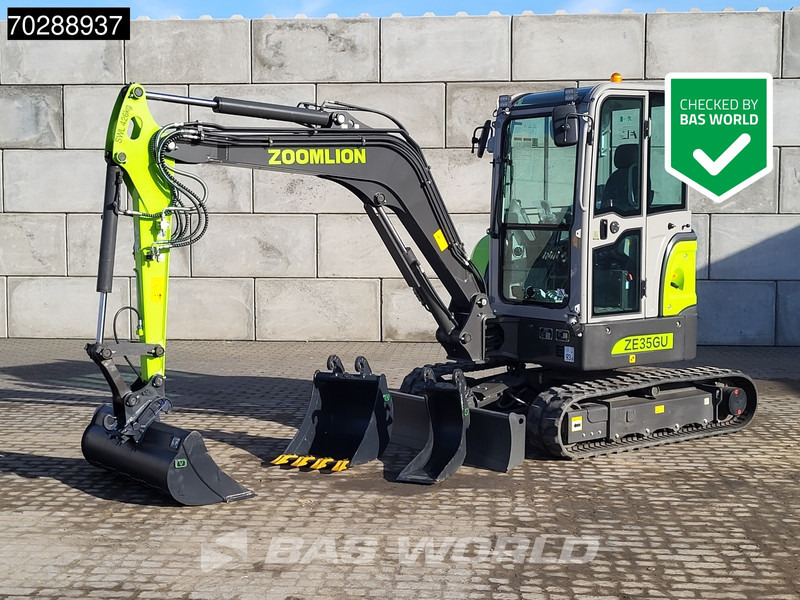 Zoomlion ZE35 GU A/C - CE CERTIFIED - Mini excavator: picture 1 Zoomlion ZE35 GU A/C - CE CERTIFIED - Mini excavator: picture 1