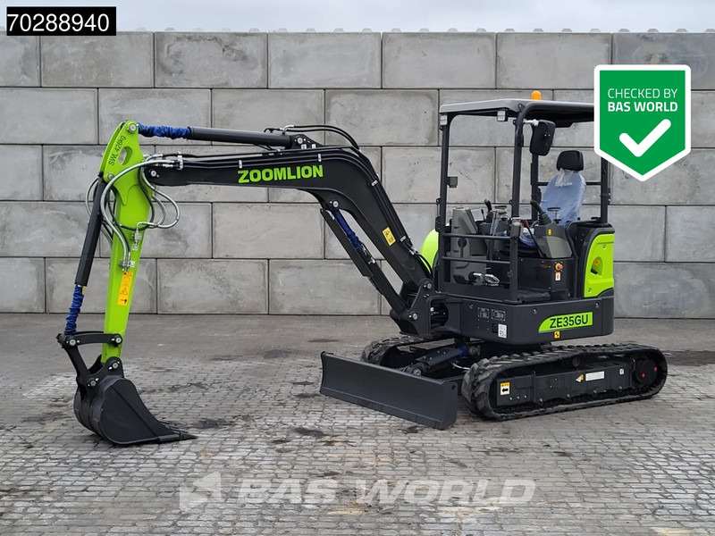 Zoomlion ZE35 GU FACTORY WARRANTY – CE CERTIFIED - Mini excavator: picture 1 Zoomlion ZE35 GU FACTORY WARRANTY – CE CERTIFIED - Mini excavator: picture 1