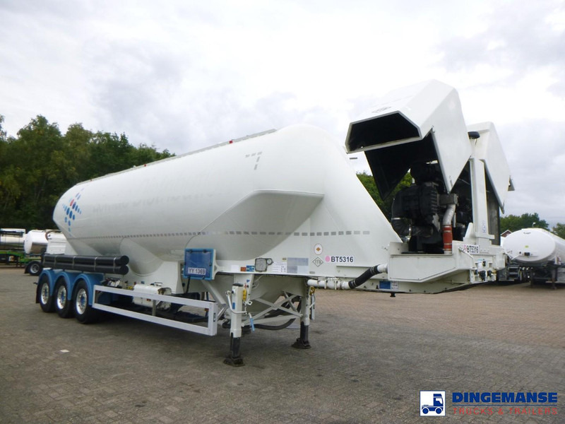 Feldbinder Powder tank alu 50 m3 + compressor - Tank semi-trailer: picture 2 Feldbinder Powder tank alu 50 m3 + compressor - Tank semi-trailer: picture 2