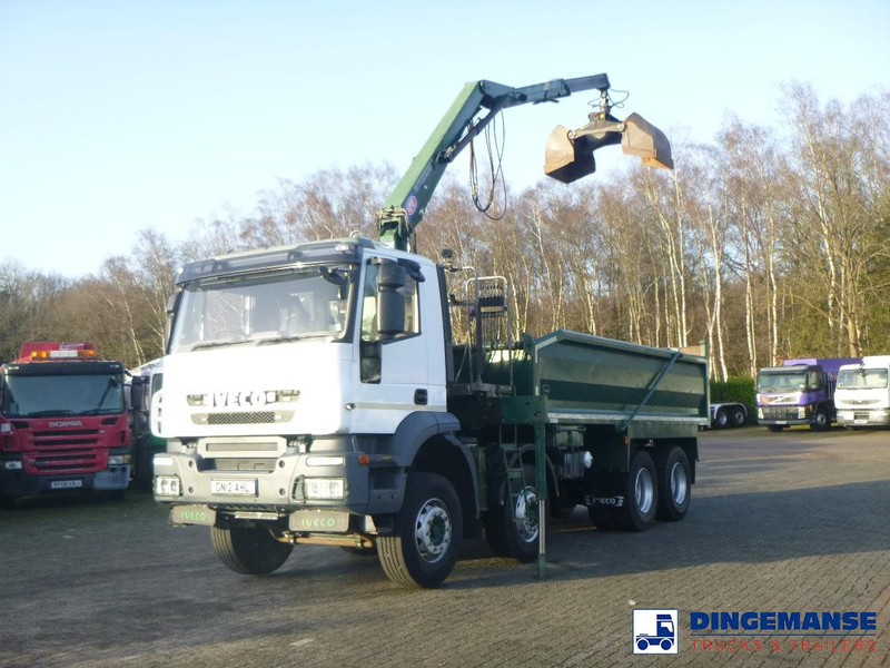 Iveco AD340T36 8x4 RHD tipper + HMF 1244 Z1 - Crane truck: picture 5 Iveco AD340T36 8x4 RHD tipper + HMF 1244 Z1 - Crane truck: picture 5