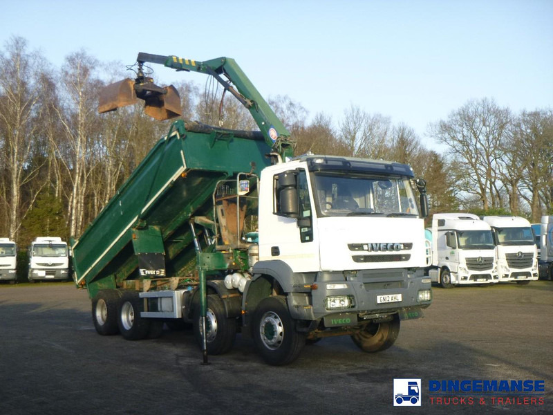 Iveco AD340T36 8x4 RHD tipper + HMF 1244 Z1 - Crane truck: picture 2 Iveco AD340T36 8x4 RHD tipper + HMF 1244 Z1 - Crane truck: picture 2