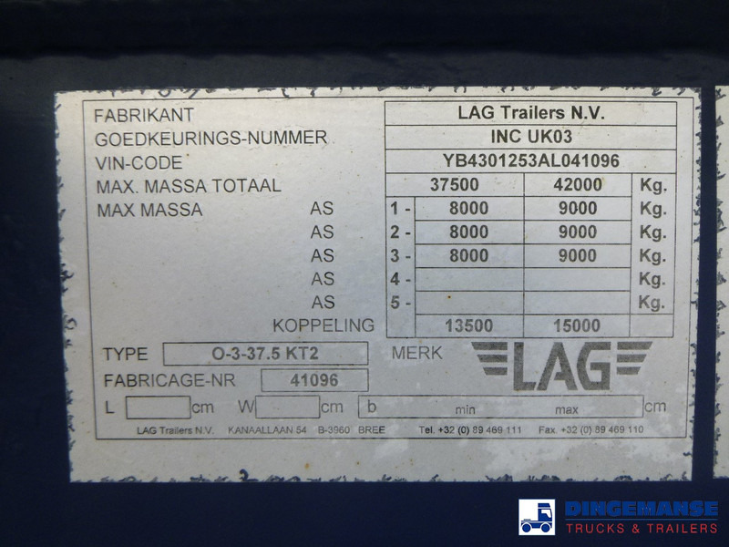 Tank semi-trailer LAG Powder tank alu 58 m3 (tipping): picture 13