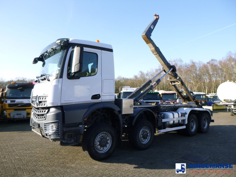 Mercedes-Benz Arocs 4545 8x8 AJK container hook 25 t - Hook lift truck: picture 1 Mercedes-Benz Arocs 4545 8x8 AJK container hook 25 t - Hook lift truck: picture 1
