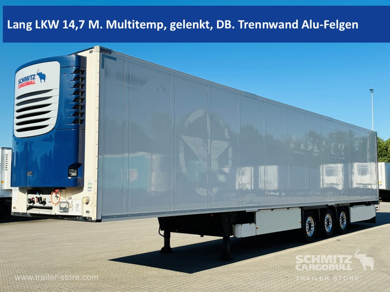 SCHMITZ Auflieger Tiefkühler Multitemp - Isothermal semi-trailer: picture 1 SCHMITZ Auflieger Tiefkühler Multitemp - Isothermal semi-trailer: picture 1