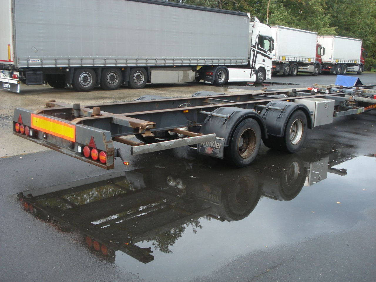 Krebs Jumbo Tandem für 7,82 WBs - Container transporter/ Swap body trailer: picture 3 Krebs Jumbo Tandem für 7,82 WBs - Container transporter/ Swap body trailer: picture 3