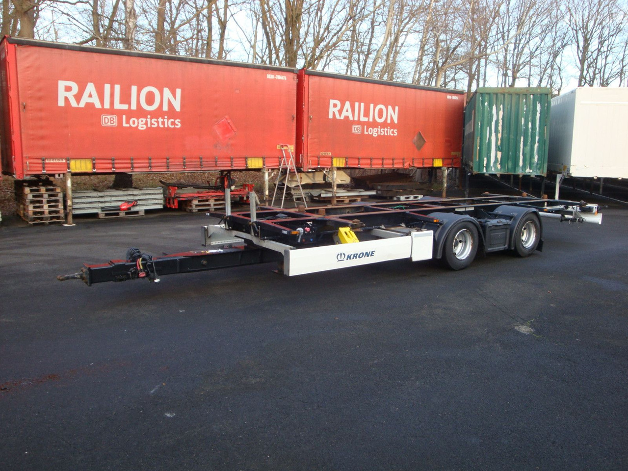 Krone ZZ 18 Tandem Jumbo BDF C7820 7,82 - Container transporter/ Swap body trailer: picture 2 Krone ZZ 18 Tandem Jumbo BDF C7820 7,82 - Container transporter/ Swap body trailer: picture 2