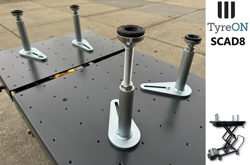 Workshop equipment SCAD8 adapter 8-piece set - height adjustable: picture 6