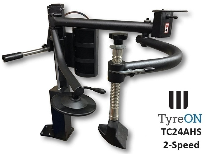 TC24AHS Heavy duty tyre changer with tilting column - Multi-functional assist arm - 8 airboosters - High speed filling machine - Mounting head pneumatically locked - 2Speed 7+13 rpm - 400V - Workshop equipment: picture 4 TC24AHS Heavy duty tyre changer with tilting column - Multi-functional assist arm - 8 airboosters - High speed filling machine - Mounting head pneumatically locked - 2Speed 7+13 rpm - 400V - Workshop equipment: picture 4