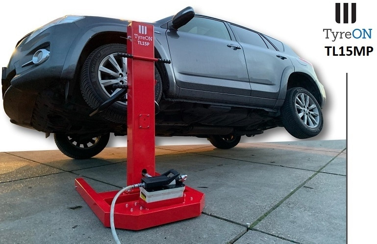 TL15MP mobile single post autolift - easyjacklift 3000 kg - air hydraulic - Lift vehicles up to 3000 kg from the side - Workshop equipment: picture 4 TL15MP mobile single post autolift - easyjacklift 3000 kg - air hydraulic - Lift vehicles up to 3000 kg from the side - Workshop equipment: picture 4