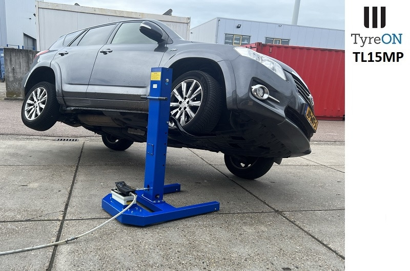 TL15MP mobile single post autolift - easyjacklift 3000 kg - air hydraulic - Lift vehicles up to 3000 kg from the side - Workshop equipment: picture 1 TL15MP mobile single post autolift - easyjacklift 3000 kg - air hydraulic - Lift vehicles up to 3000 kg from the side - Workshop equipment: picture 1