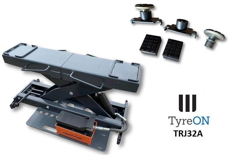 TRJ32A air hydraulic rolling jack 3.2T- Height adjustable adapters - Workshop equipment: picture 4 TRJ32A air hydraulic rolling jack 3.2T- Height adjustable adapters - Workshop equipment: picture 4