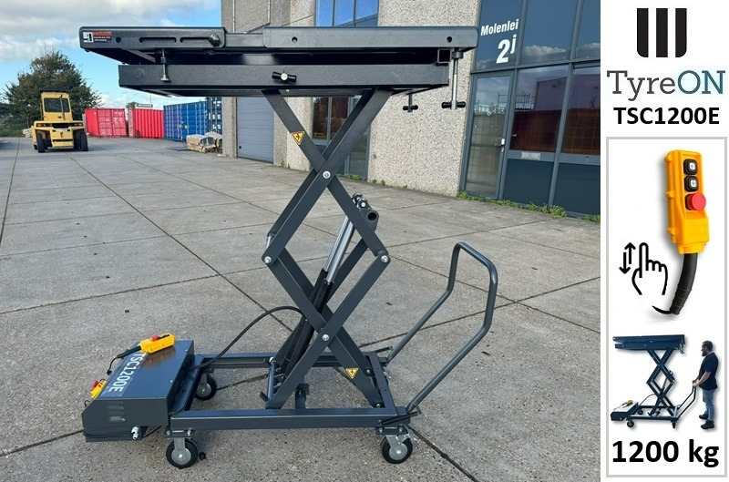 Workshop equipment TSC1200E mobile EV battery lifting table - Mobile lifting table for engines, gearboxes, EV battery packs, transmissions andvehicle components - 230V mobile scissor lift table - 1200 kg - H192 c: picture 9 Workshop equipment TSC1200E mobile EV battery lifting table - Mobile lifting table for engines, gearboxes, EV battery packs, transmissions andvehicle components - 230V mobile scissor lift table - 1200 kg - H192 c: picture 9
