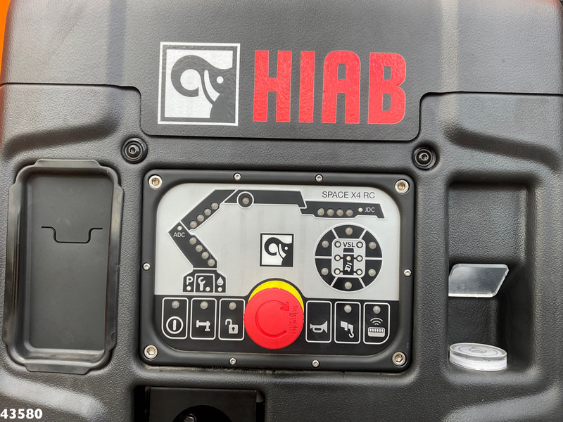 Garbage truck DAF FAN XD 340 Hiab 23 Tonmeter laadkraan + Welvaarts Weighing system: picture 12