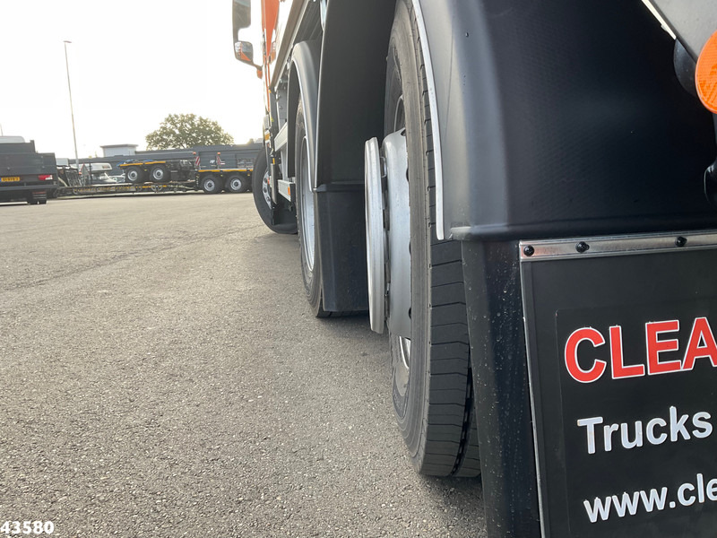 Garbage truck DAF FAN XD 340 Hiab 23 Tonmeter laadkraan + Welvaarts Weighing system: picture 13