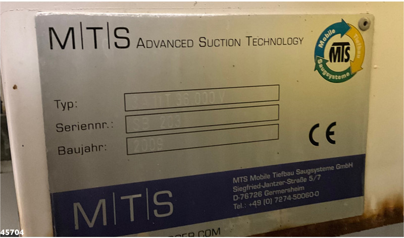 Vacuum truck MAN TGS 33.480 6x4 MTS Saugbagger 8 m³: picture 20