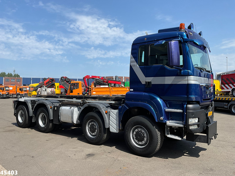 Cable system truck MAN TGS 43.440 8x8 HTS 30 Ton containersysteem + Vossebelt 20m³ container: picture 8