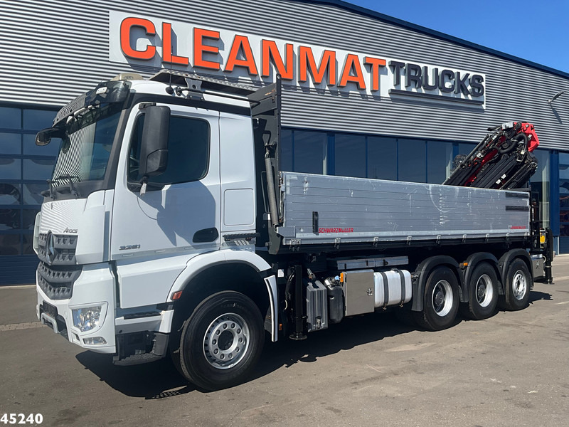 Mercedes-Benz Arocs 3251 8x4 Euro 6 Retarder Palfinger 34 Tonmeter laadkraan + Fly-Jib 2 zijdige kipper Just 146.766 km! - Tipper, Crane truck: picture 3 Mercedes-Benz Arocs 3251 8x4 Euro 6 Retarder Palfinger 34 Tonmeter laadkraan + Fly-Jib 2 zijdige kipper Just 146.766 km! - Tipper, Crane truck: picture 3