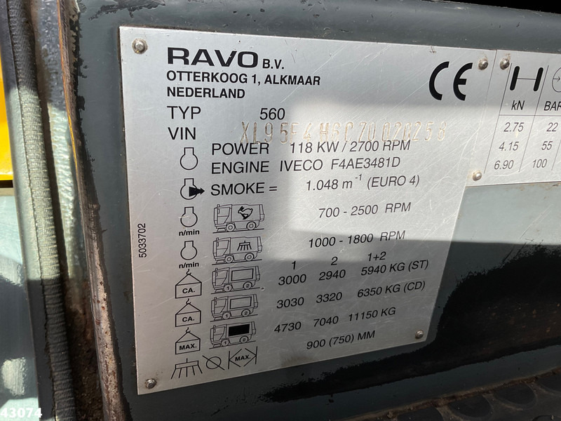 Road sweeper Ravo 560 60 km/u uitvoering: picture 19