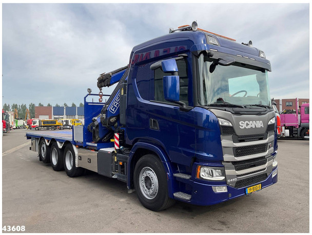 Scania G 450 8x4 Fassi 45 Tonmeter laadkraan + Fly-Jib Just 151.350 km! - Crane truck: picture 3 Scania G 450 8x4 Fassi 45 Tonmeter laadkraan + Fly-Jib Just 151.350 km! - Crane truck: picture 3