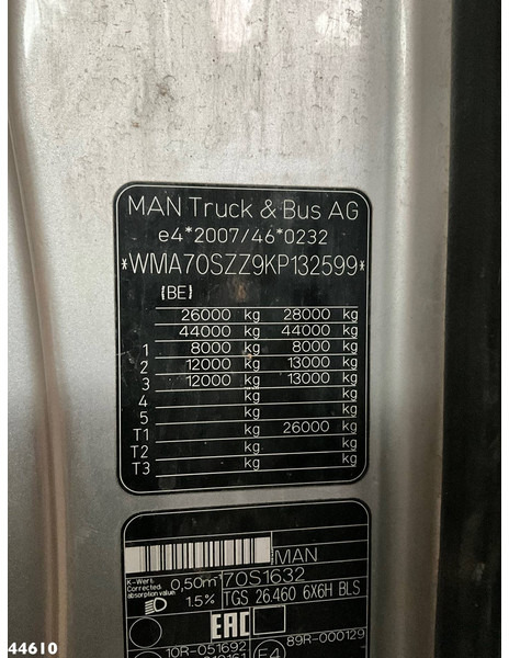 Tractor unit MAN TGS 26.460 Euro 6 6x6 Kiphydrauliek: picture 15