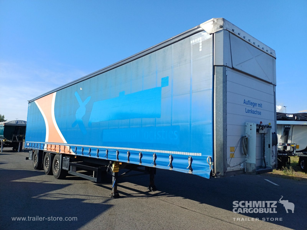 SCHMITZ Auflieger Curtainsider Standard Forklift holder - Curtainsider semi-trailer: picture 1 SCHMITZ Auflieger Curtainsider Standard Forklift holder - Curtainsider semi-trailer: picture 1