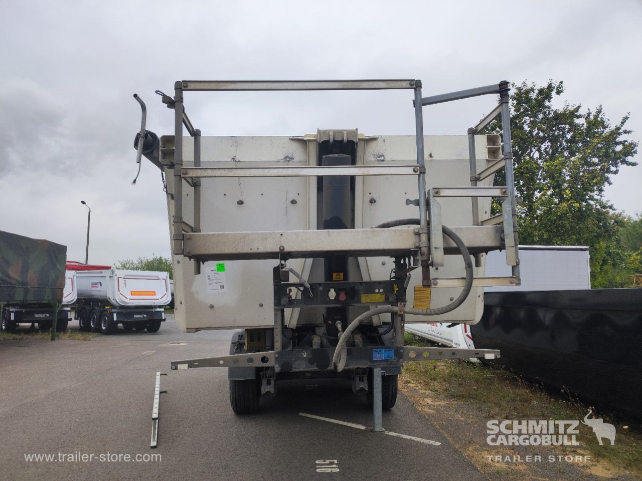 Tipper semi-trailer SCHMITZ Auflieger Kipper Alukastenmulde 24m³: picture 9