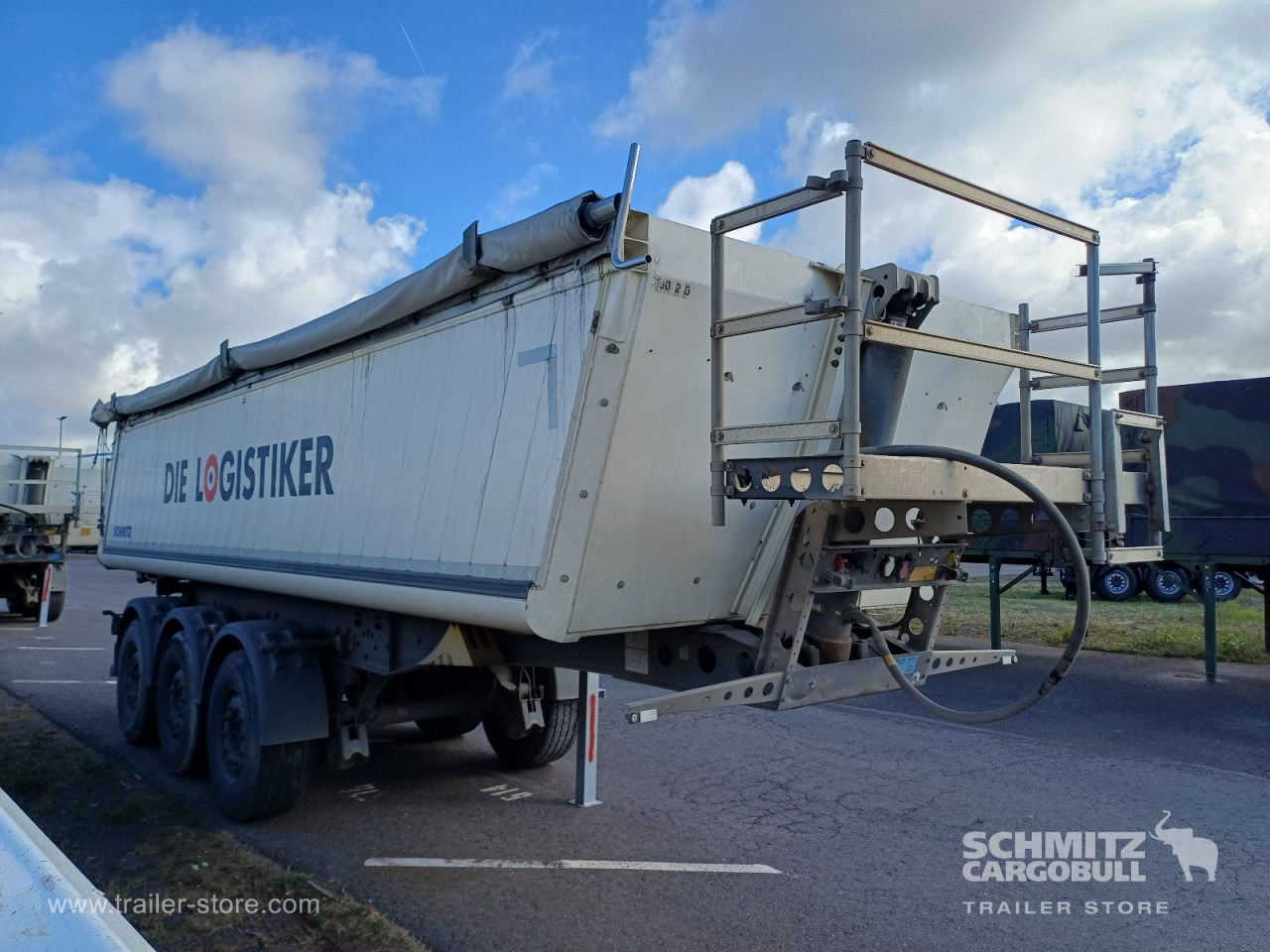 SCHMITZ Auflieger Kipper Alukastenmulde 24m³ - Tipper semi-trailer: picture 1 SCHMITZ Auflieger Kipper Alukastenmulde 24m³ - Tipper semi-trailer: picture 1