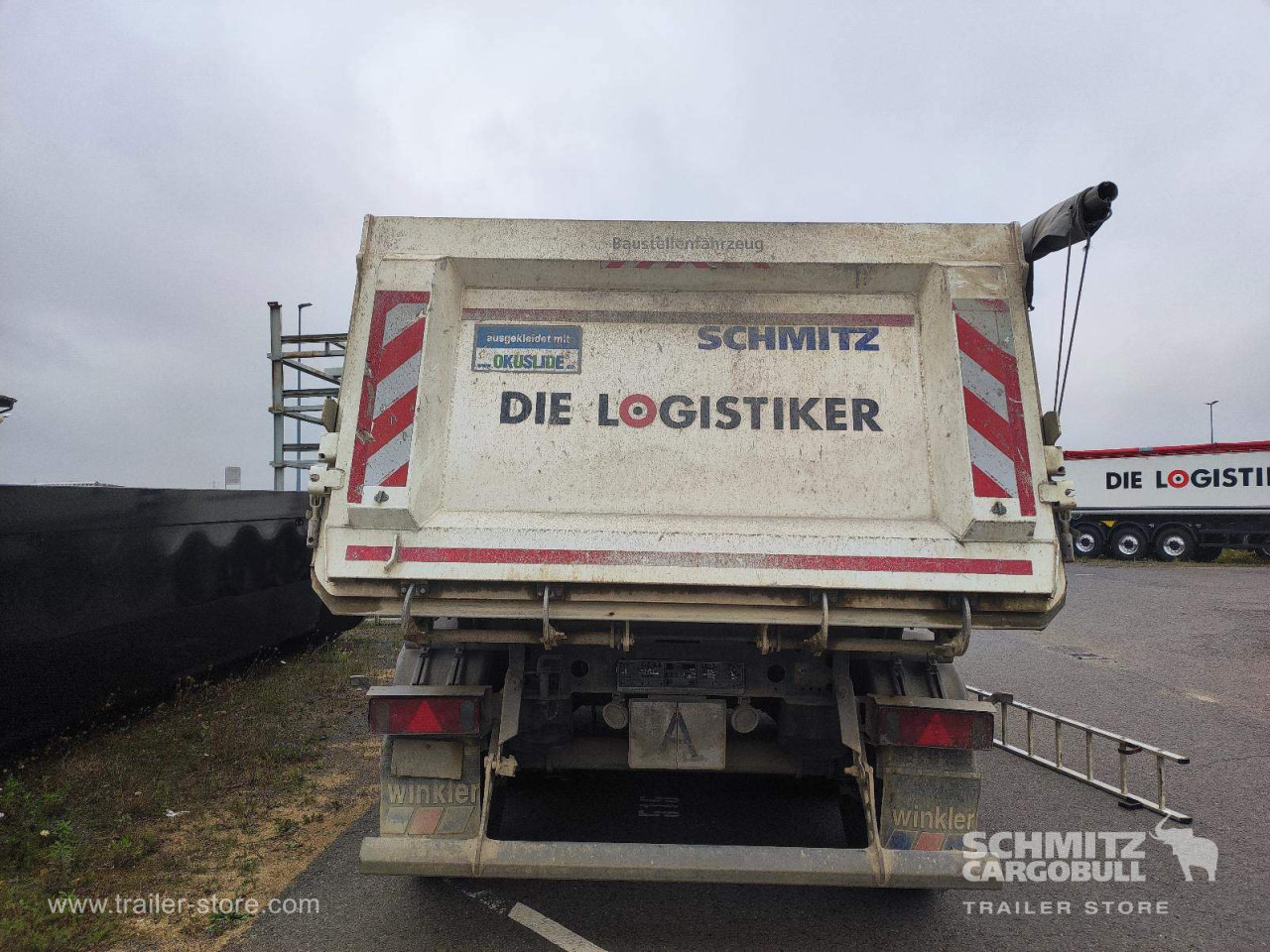 Tipper semi-trailer SCHMITZ Auflieger Kipper Alukastenmulde 24m³: picture 8